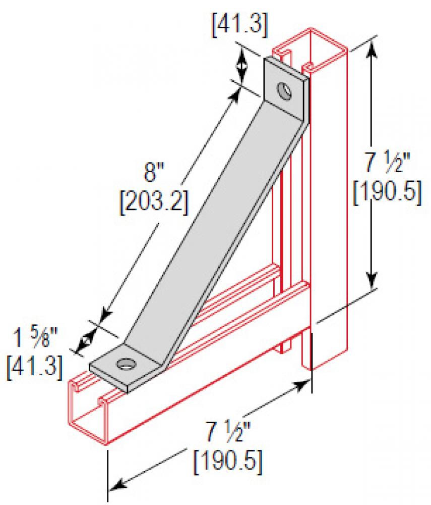 8" ANGLE BRACE