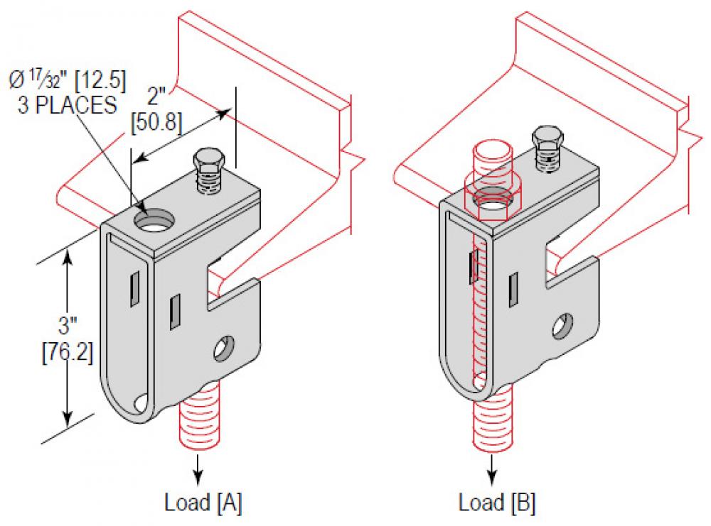 BEAM CLAMP 3/4" MAX FLANGE