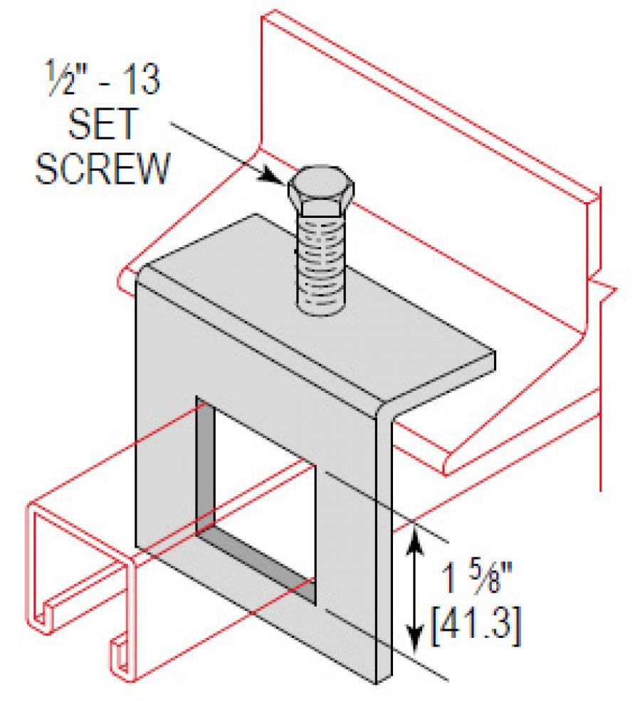 BEAMCLMP TO STRUT WINDOW TYPE