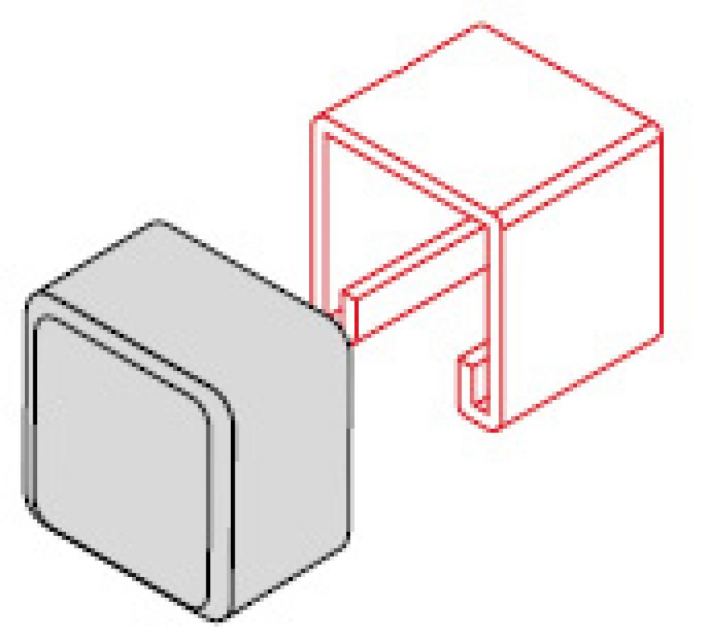 END CAP FOR 1-5/8x13/16 CHNL R