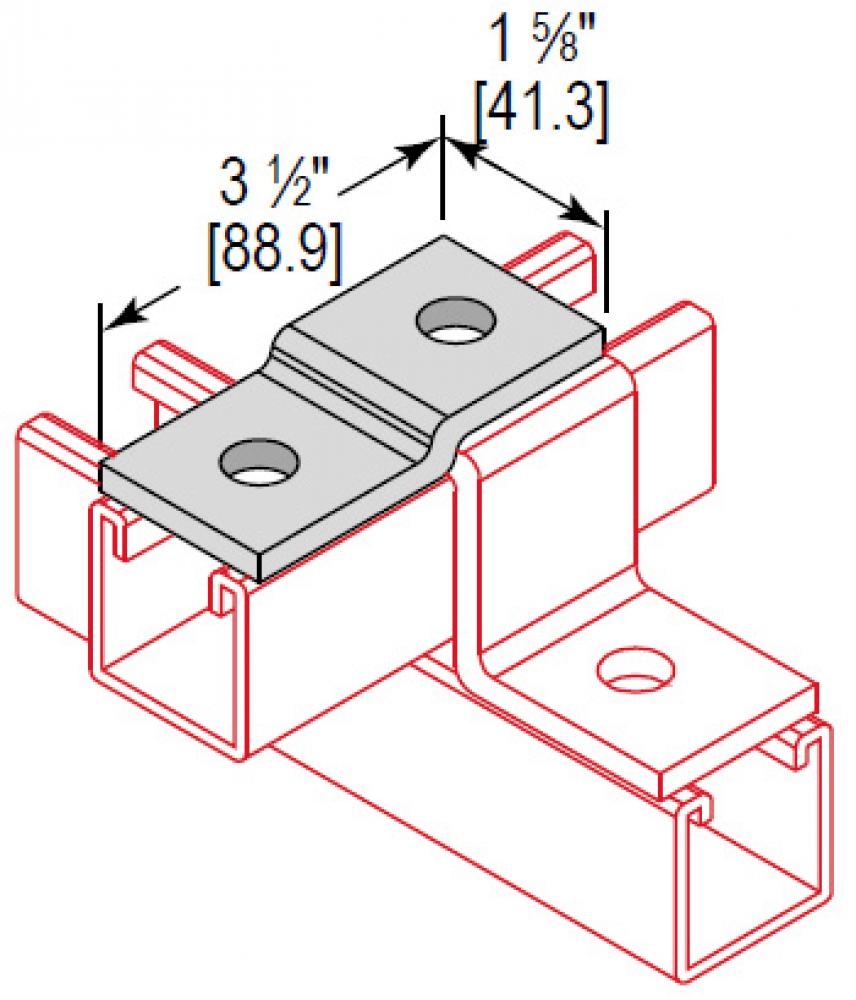 Z FTNG OFFSET 2 HOLE SUPPORT