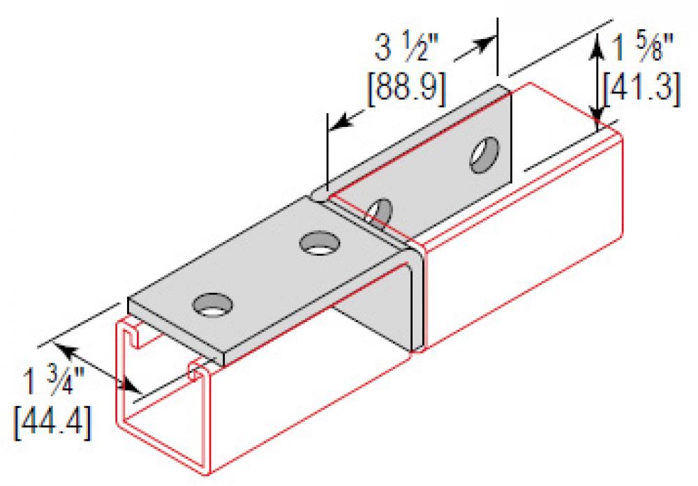 WNG FTNG 1E CRNR 4 HOLE RIGHT