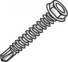 Minerallac 79016P - 10-16 X 1 HWH TEK SCREWS ZP