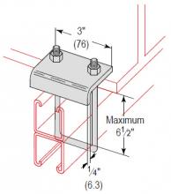 Minerallac BCSU650EG - BMCLMP STRT UBLT 6-1/2 MAX