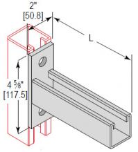 Minerallac BRC1629EG - BRACKET 1-5/8 CHANNEL 9