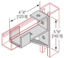 Minerallac BRC162EG - BRACKET 1-5/8 CHANNEL