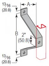 Minerallac BRL0237EG - LADDER BRACKET 2-3/8 DEEP