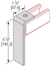 Minerallac CA1H587EG - 1 HOLE 5-7/8in CORNER ANGLE