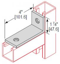 Minerallac CA2H4LEG - 2 HOLE 4in CORNER ANGLE