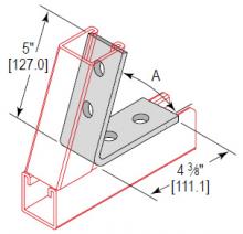 Minerallac CA454HGR - 4 Hole 45 degree Angle Green