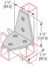 Minerallac CAG5H3WEG - 5 HOLE 3 WAY GUSSET CORNER ANG