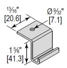 Minerallac FZCH162EG - Z FITTING CHANNEL HANGER 1-5/8