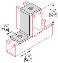 Minerallac FZX2H325EG - Z FITTING CROSS 2 HOLE 3-1/4