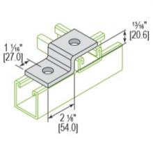 Minerallac FZX2H81EG - Z FITTING CROSS 2 HOLE 13/16