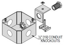 Minerallac JBU1EG - JUNCTION BOX UNV WITH 1 CONN