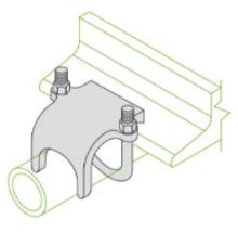 Minerallac RAC050HDG - RIGHT ANGLE CLAMP 1/2