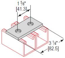 Minerallac SPP2HEG - 2 HOLE SPLICE PLATE PARALLEL