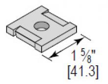 Minerallac SWN025EG - SQUARE WASHER NOTCHED 1/4