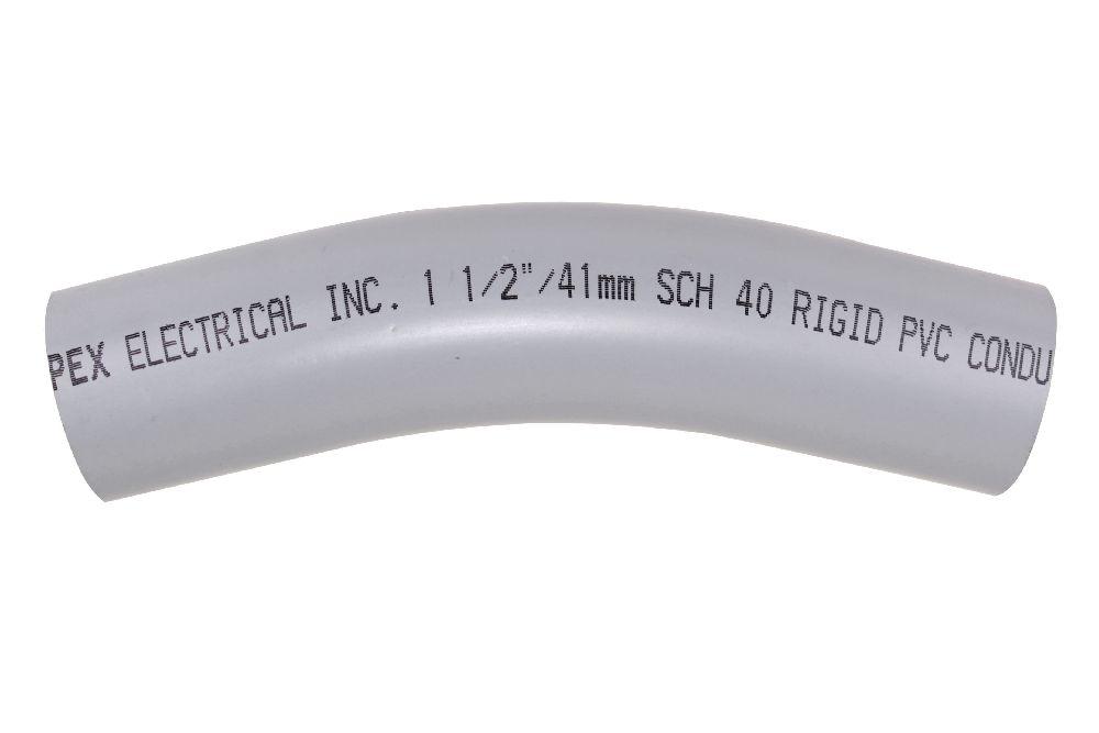 1 1/2"x30D PVC STD ELBOW SPxSP SCH40 KRALOY