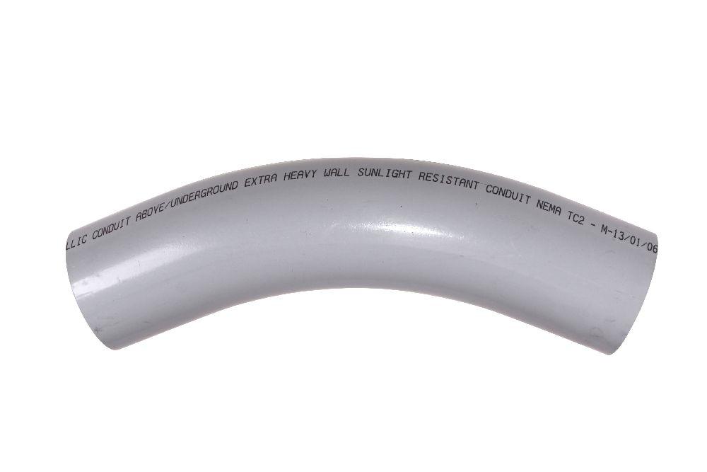 4"x45D PVC STD ELBOW SPxSP SCH80 KRALOY