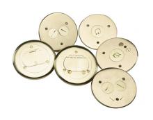 Multi Fittings Corp 178094 - BRASS SING. REC. DATA COM PLUGS KRALOY