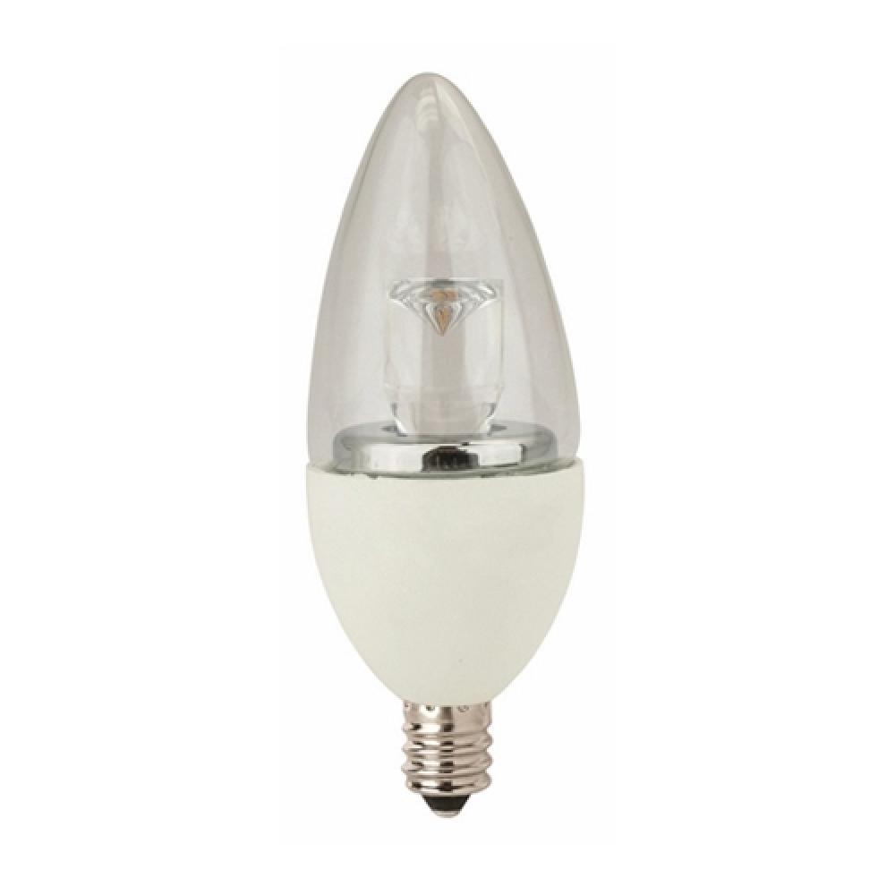 LED 5W B11 DIM 27K E12 SILVER