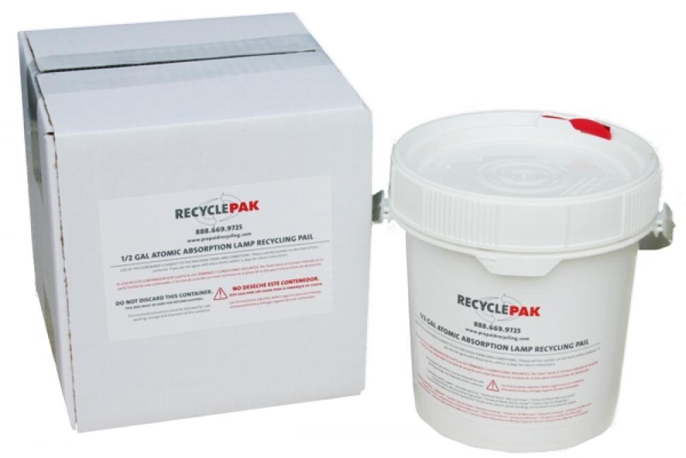 1/2 GAL ATOMIC ABSORPTION LMP RECYCLING PAIL