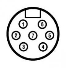 Ericson 87MS020A - MIN-SYNC SGL END M STR 7P 20' PVC