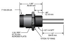 Ericson 88FRC - MIN-SYNC RCPT FEM STR 8 PL 1' LDS PVC