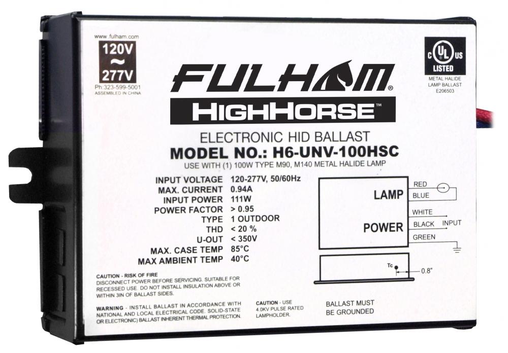 EHID 100W MH UNV SIDELDS CU CS