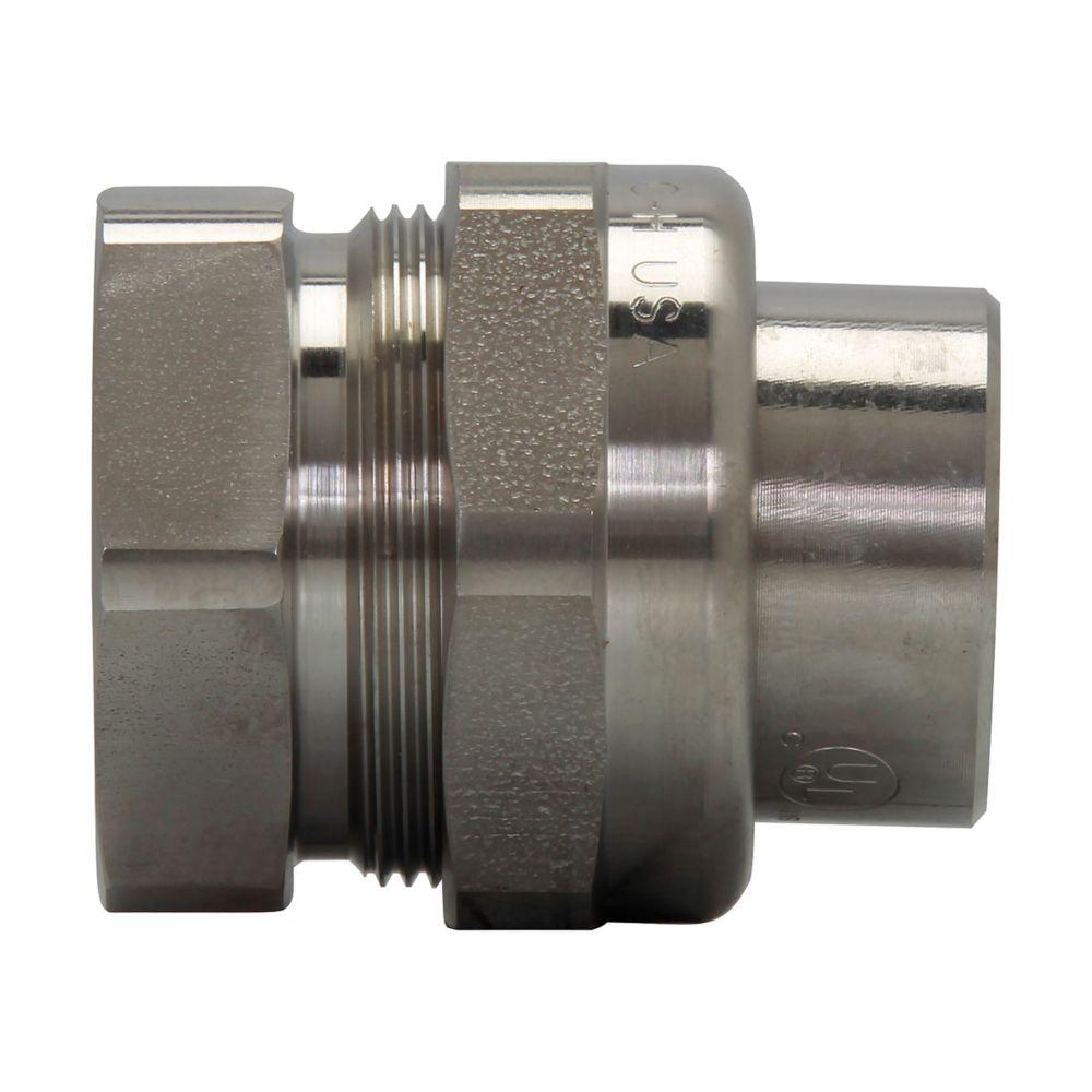 1/2 NPT MALE UNF UNION SS