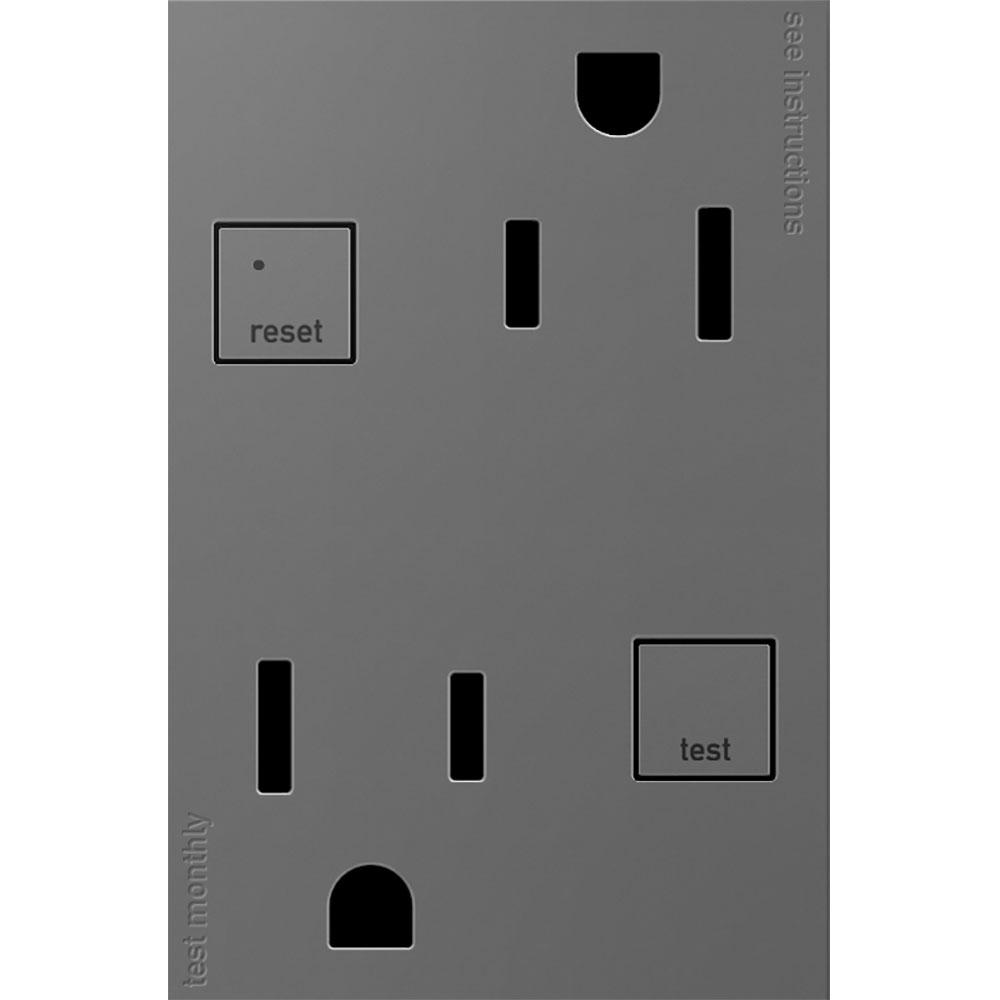 TAMPER-RESISTANT GFCI, 15A, 3-MODULE MAG