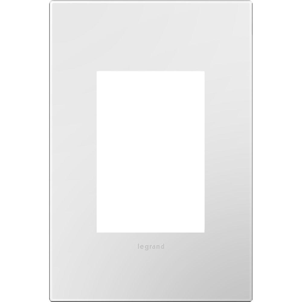 GLOSS WHITE - 1G/3MOD WALL PLATE