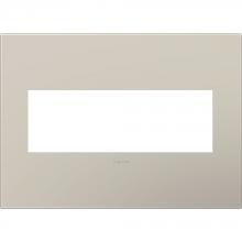 Legrand-adorne AWP3GGG4 - ADORNE GREIGE 3G WALLPLATE