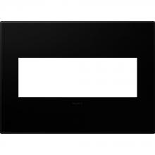 Legrand-adorne AWP3GNK4 - ADORNE BLACK INK 3G WALLPLATE