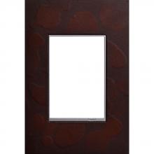 Legrand-adorne AWM1G3-HFMH1 - ADORNE HF MAHOGANY 1G 3M WALLPLATE