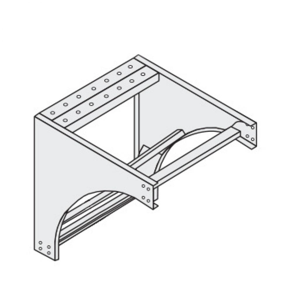 LD-4G2I-9312-06 GC 90 VERT SUPPORT ELBO