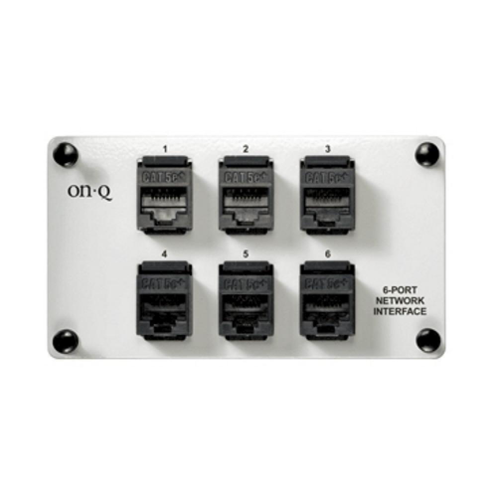 6 PORT NETWRK INTERFACE W/MOD JACKS