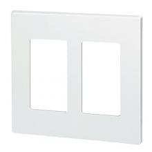 Legrand-On-Q KTPDL2W - 2P KEYSTONE FACEPLATE W/LBL WH