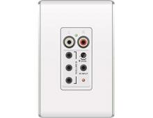 Legrand-On-Q AU1004-WH - LYRIQ FLUSH MNT SG SRCE INPUT OTLET WH