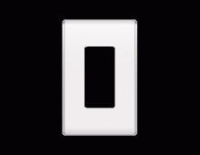 Legrand-On-Q WP5001-WH - STUDIO 1G WALL PLATE WHITE