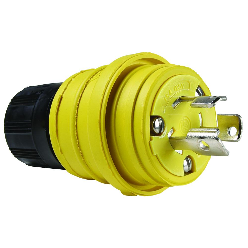 LOCKING IP67 PLUG 15A 125V L5-15P