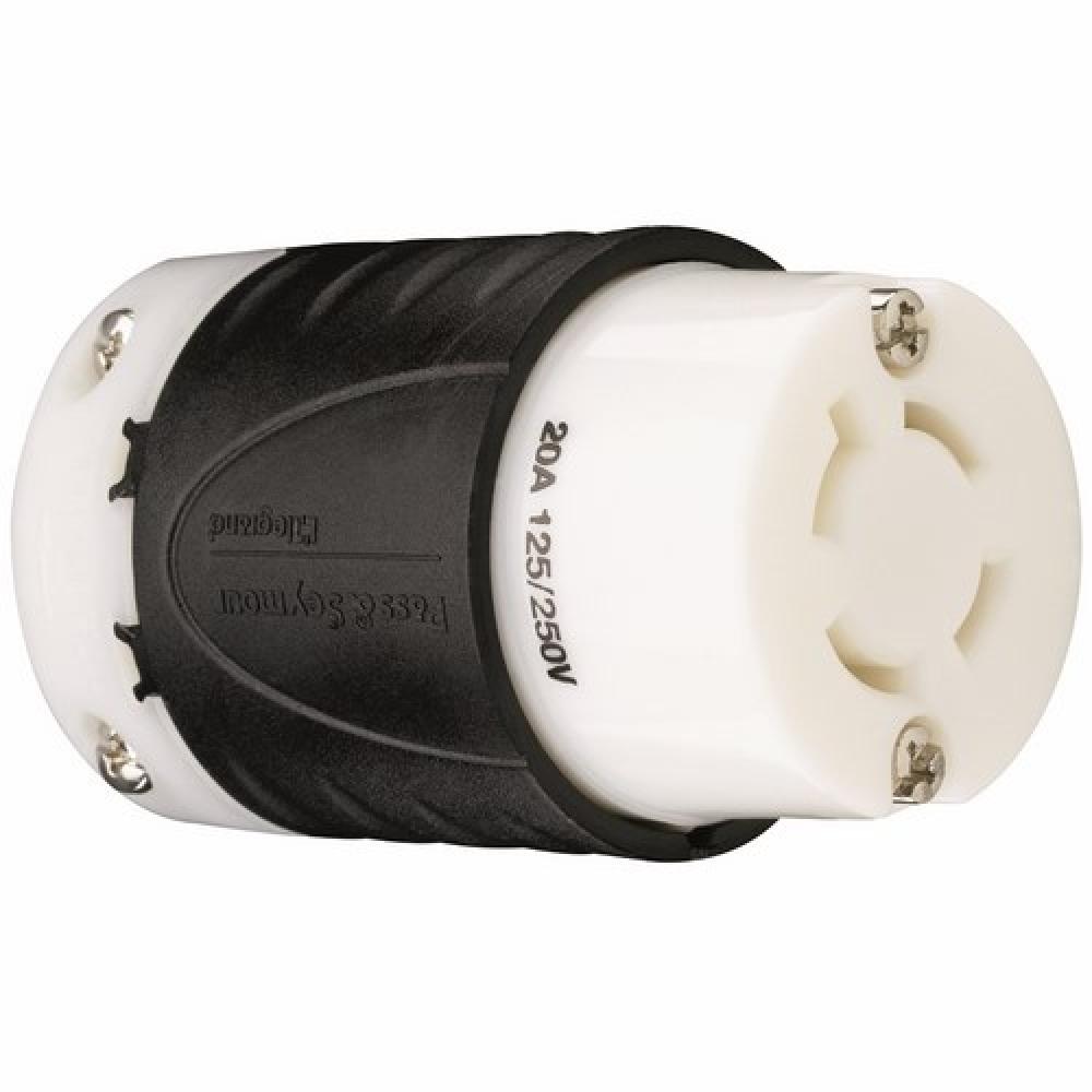 TURNLOK CONNECTOR 4W 20A 125/250V B&W