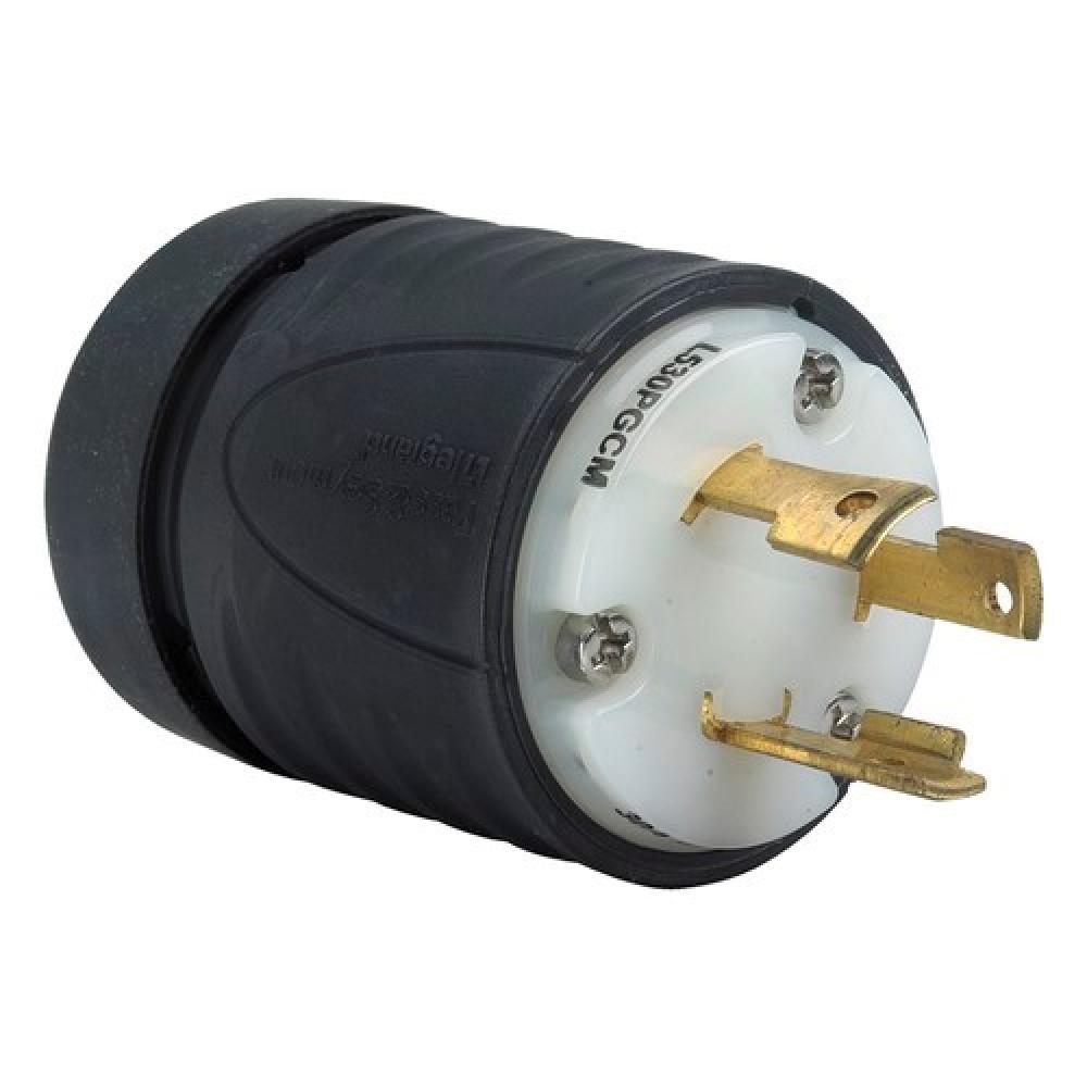 TURNLOK GCM PLUG 3W 30A 125V B&W