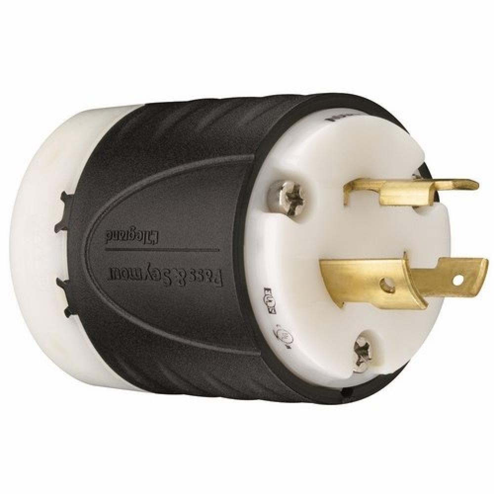 TURNLOK PLUG 3W 20A 250V B&W