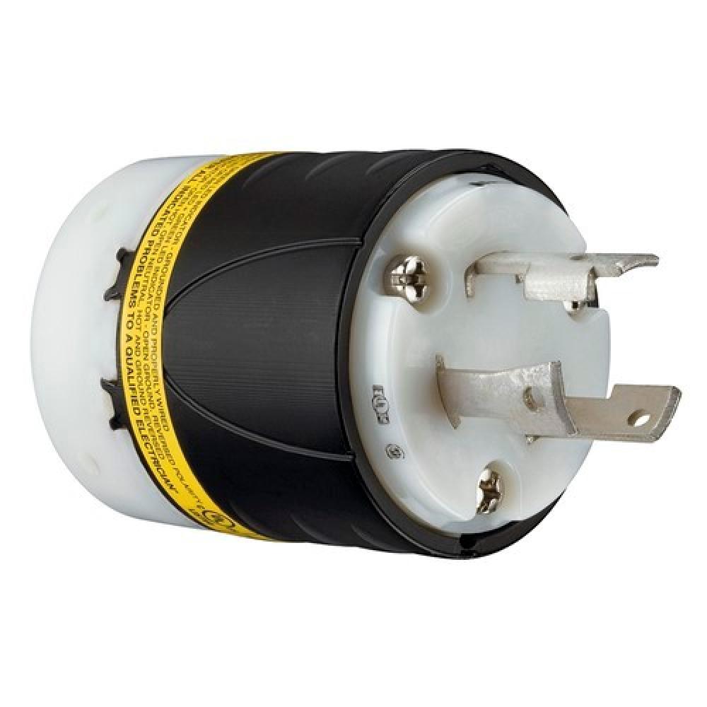 TURNLOK GCM PLUG 3W 30A 250V B&W