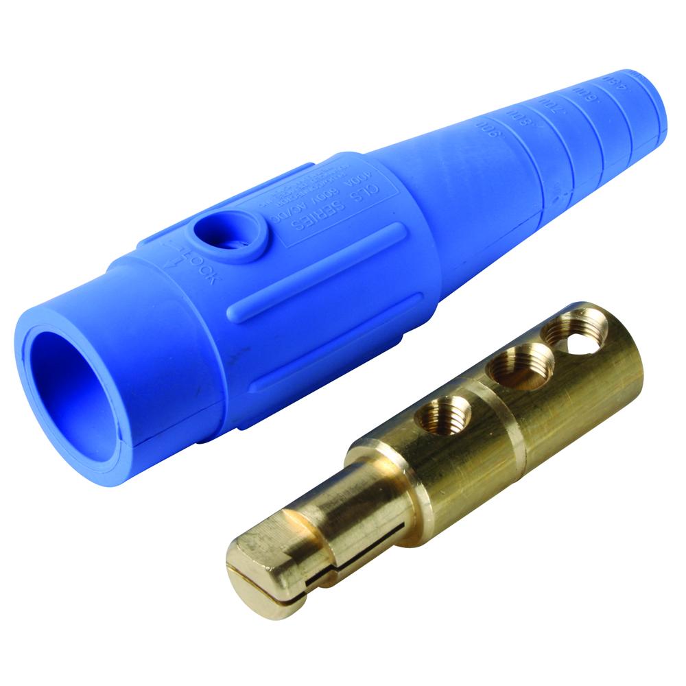 400A 600V MALE CAM  PLUG BLUE