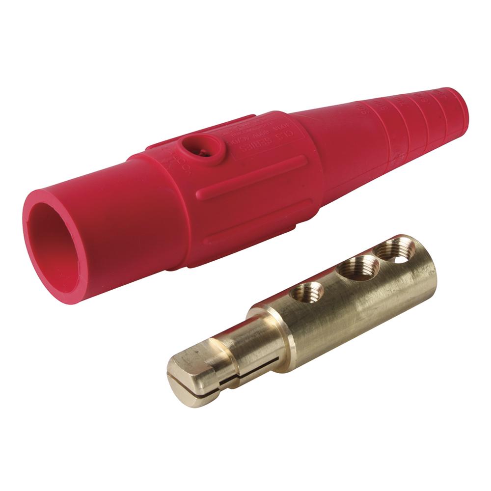 400A 600V MALE CAM  PLUG RED