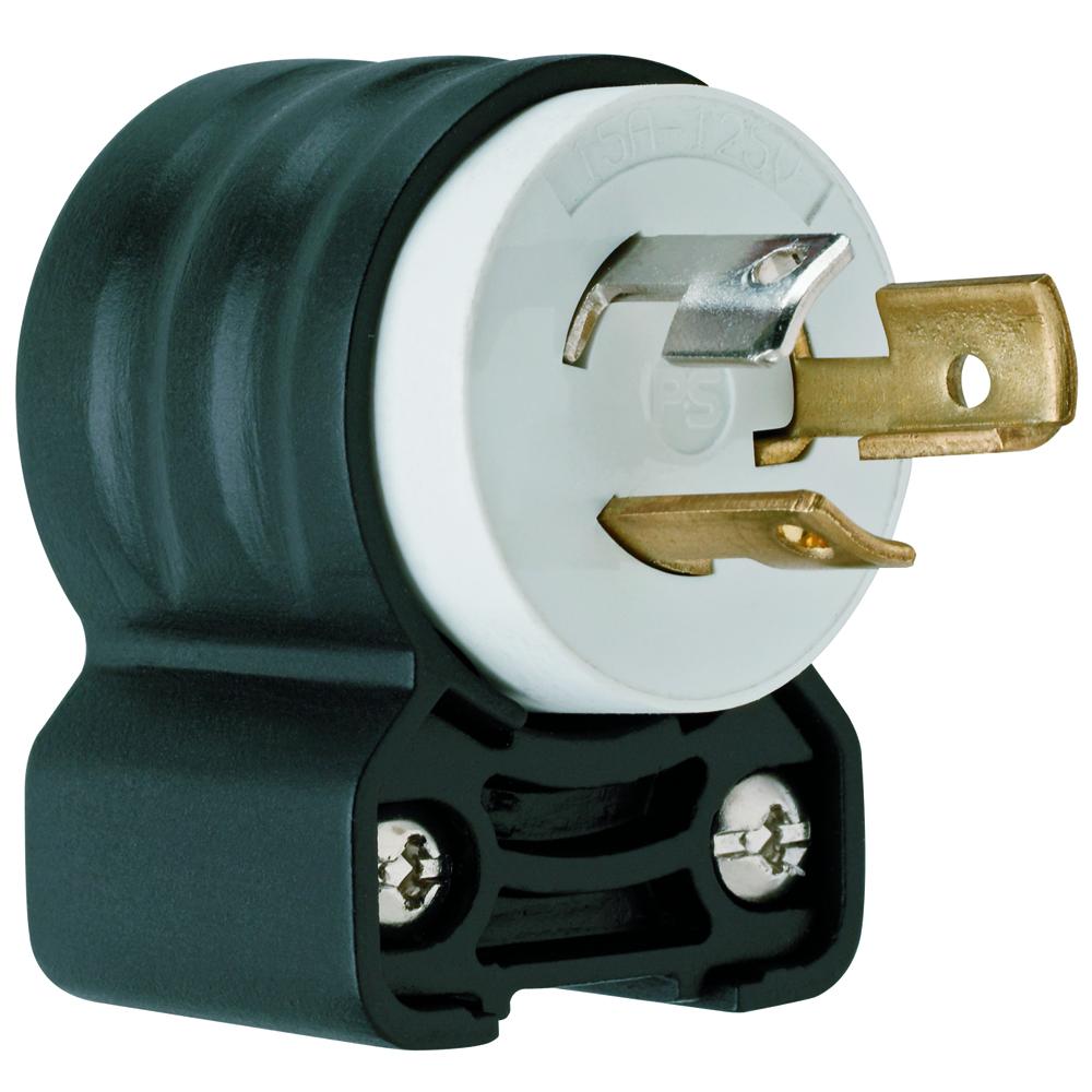 TURNLOK PLUG 3W 15A 125V ANGLE