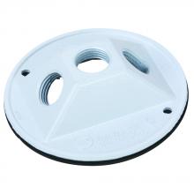 Legrand-Pass & Seymour WPRB13W - WP COVER ROUND 3 HOLE 1/2 WHITE